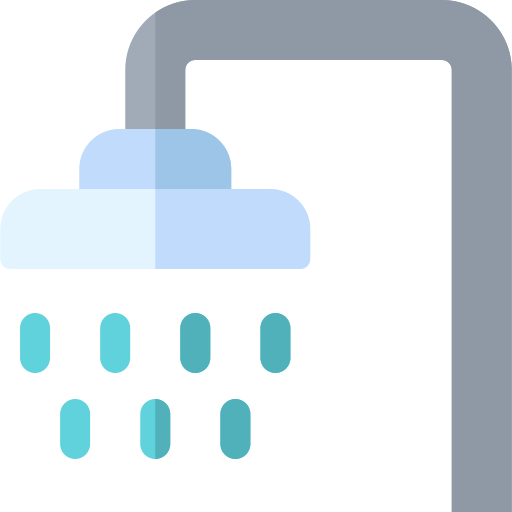 Shower Basic Rounded Flat icon