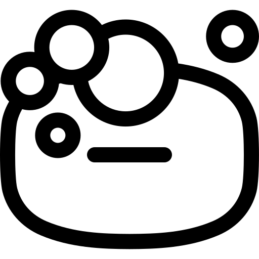 Sabonete Basic Rounded Lineal Ícone