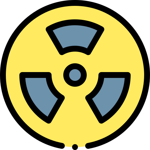 核エネルギー Detailed Rounded Lineal color icon