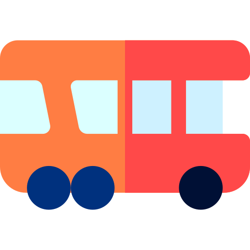bus Basic Rounded Flat icoon