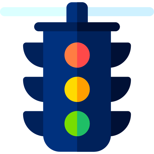 semaforo Basic Rounded Flat icona