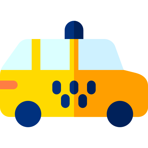 Taxi Basic Rounded Flat icon