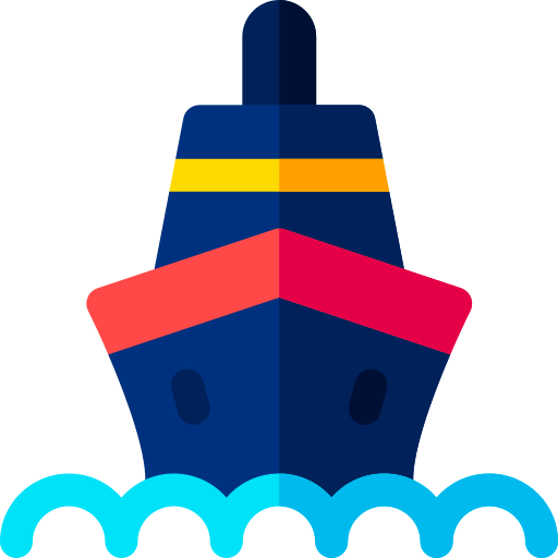 statek Basic Rounded Flat ikona