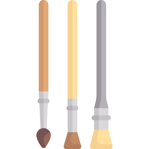 Paint brushes Special Flat icon