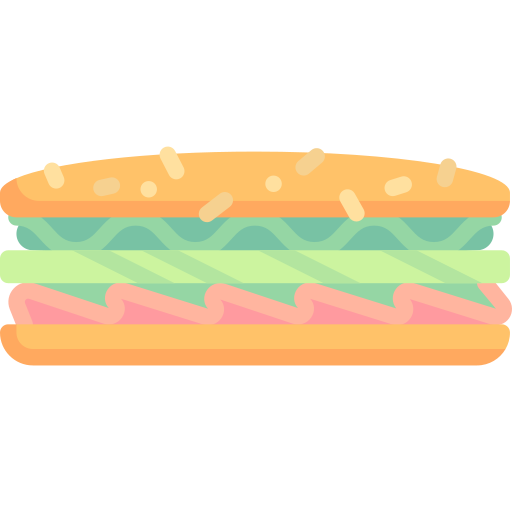 sandwich Special Flat icoon