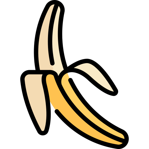 Banana Special Lineal color icono