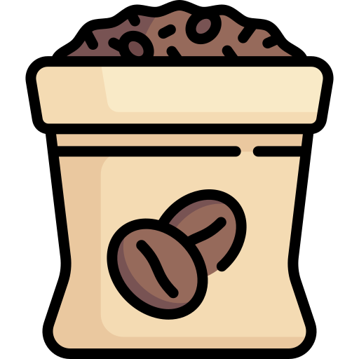 Bolsa de café Special Lineal color icono