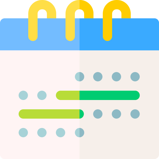 Calendar Basic Rounded Flat icon