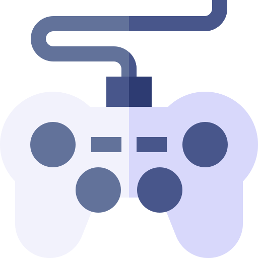gamepad Basic Straight Flat icona