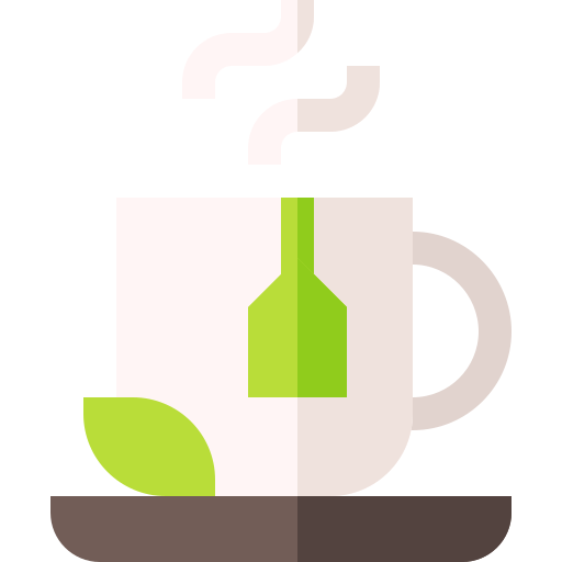 zielona herbata Basic Straight Flat ikona