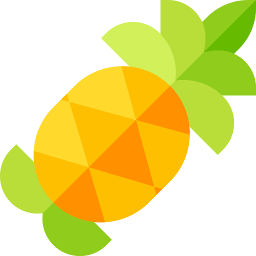ananas Basic Straight Flat ikona