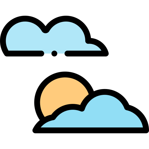 Weather Detailed Rounded Lineal color icon