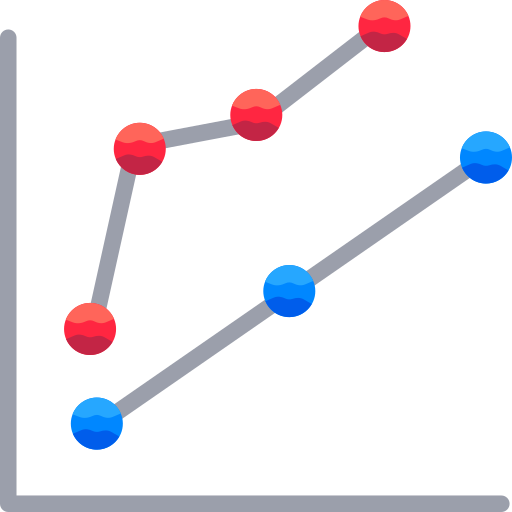 graph SBTS2018 Flat icon