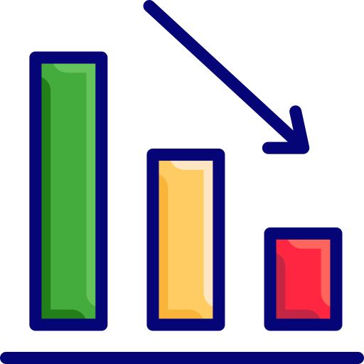 wykres słupkowy SBTS2018 Lineal Color ikona