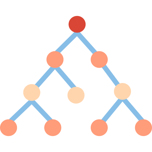 Tree structure SBTS2018 Flat icon