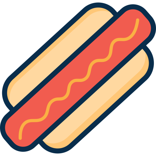 Hot dog SBTS2018 Lineal Color icon