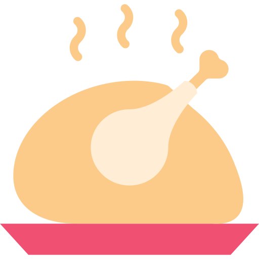 Roast chicken SBTS2018 Flat icon