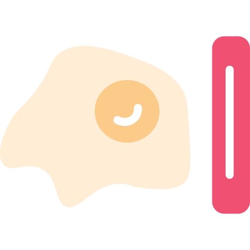 Huevo frito SBTS2018 Flat icono
