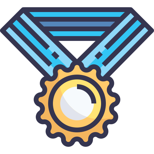 médaille Justicon Lineal Color Icône