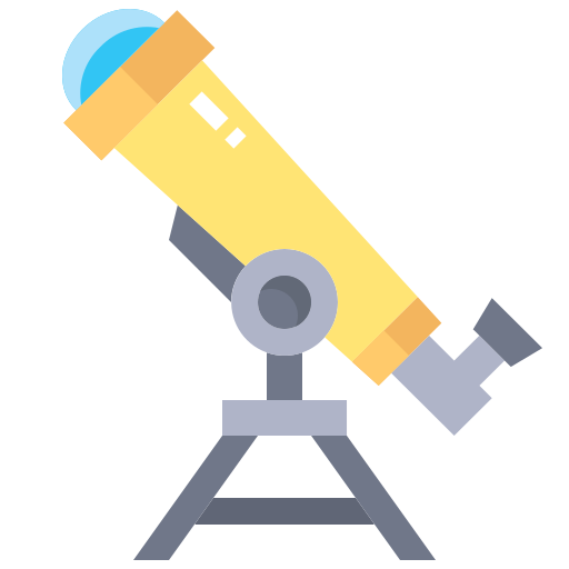 télescope Justicon Flat Icône