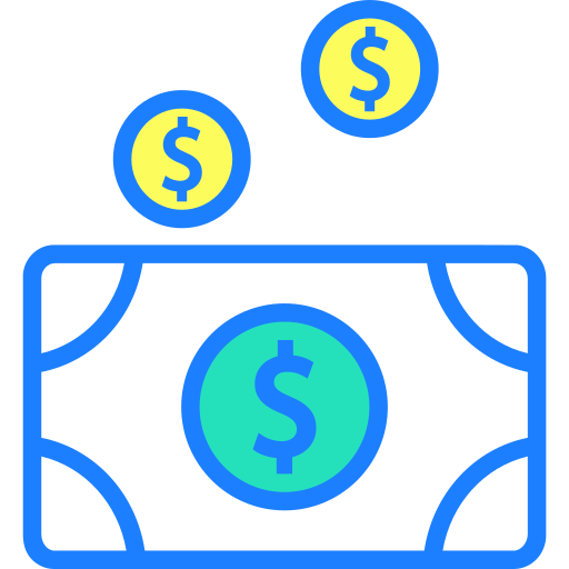 お金 SBTS2018 Lineal Color icon