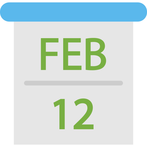 kalender SBTS2018 Flat icon
