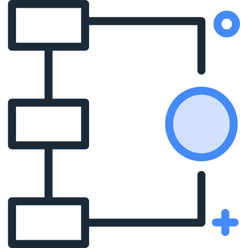 diagramma di flusso SBTS2018 Blue icona
