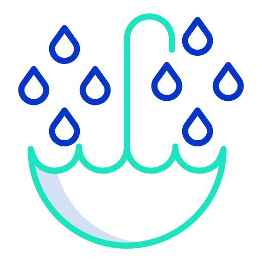 Rain Icongeek26 Outline Colour icon