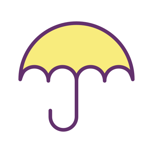 paraplu Icongeek26 Linear Colour icoon