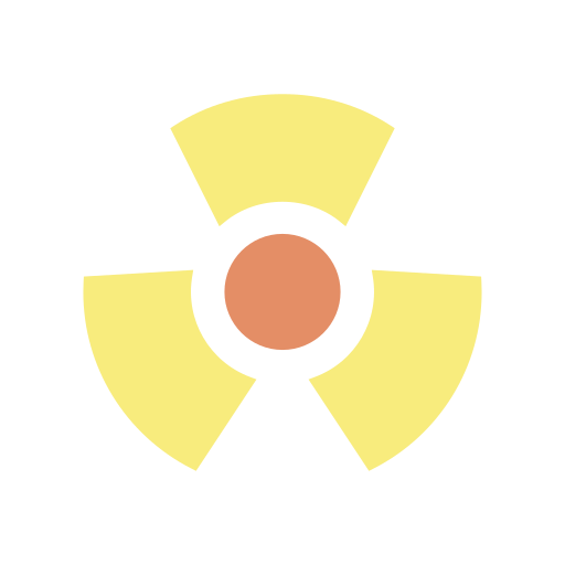 energia nucleare Icongeek26 Flat icona