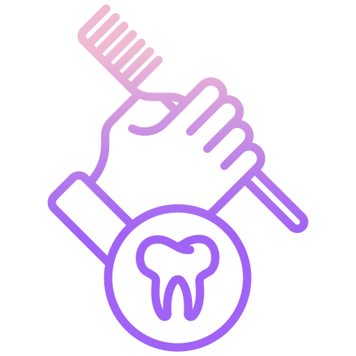 Tooth Brush Icongeek26 Outline Gradient icon