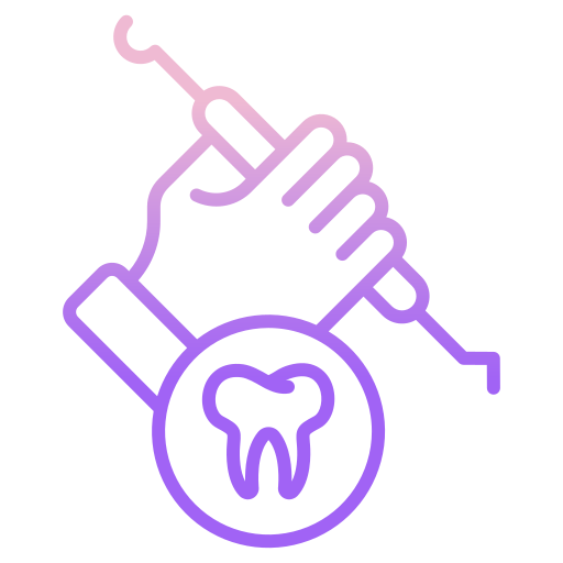 Dental probe Icongeek26 Outline Gradient icon