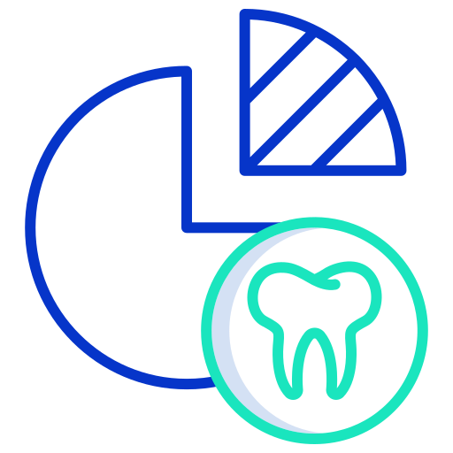 diagramme circulaire Icongeek26 Outline Colour Icône