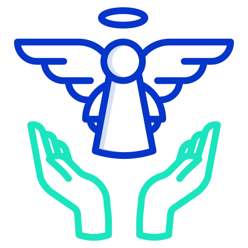 Angel Icongeek26 Outline Colour icon