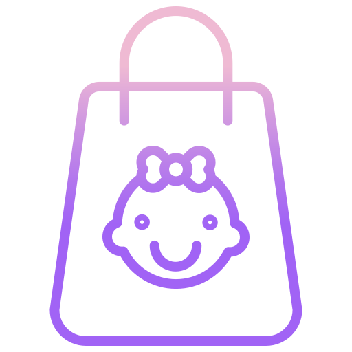 plastic tas Icongeek26 Outline Gradient icoon