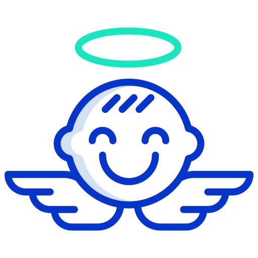 Angel Icongeek26 Outline Colour icon
