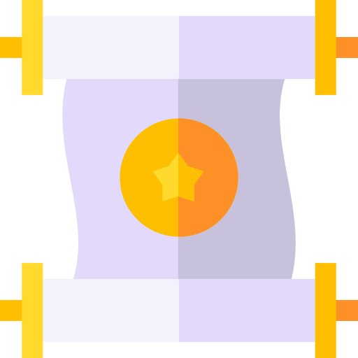 Diploma Basic Straight Flat icon