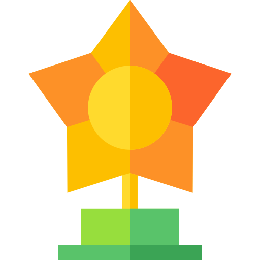 Trophy Basic Straight Flat icon