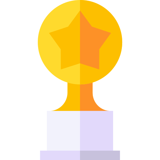 trofee Basic Straight Flat icoon