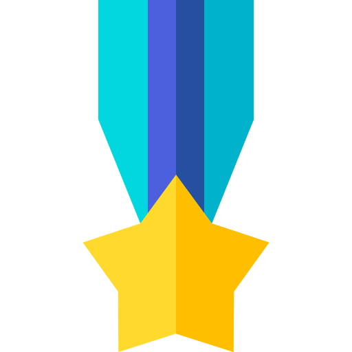 Medalla Basic Straight Flat icono