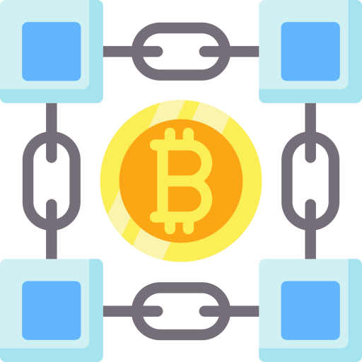 blockchain Special Flat icona