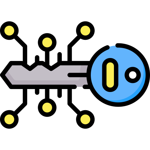 Digital key Special Lineal color icon