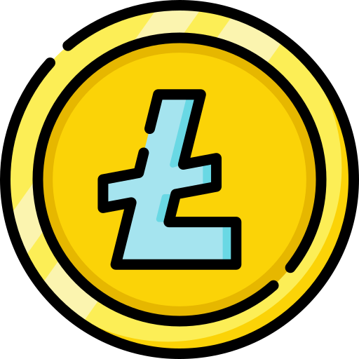 litecoin Special Lineal color icoon