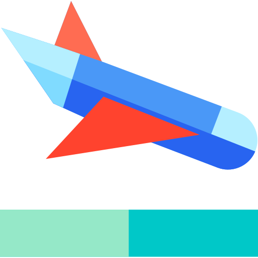 Aterrizaje Basic Straight Flat icono