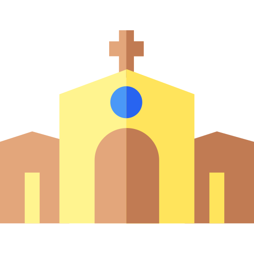 教会 Basic Straight Flat icon