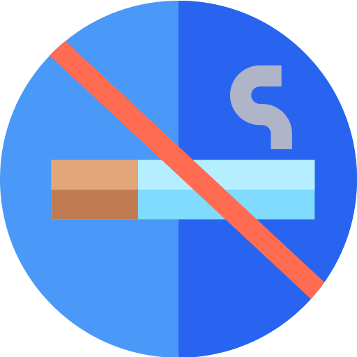 No smoking Basic Straight Flat icon