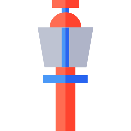 torre di controllo Basic Straight Flat icona