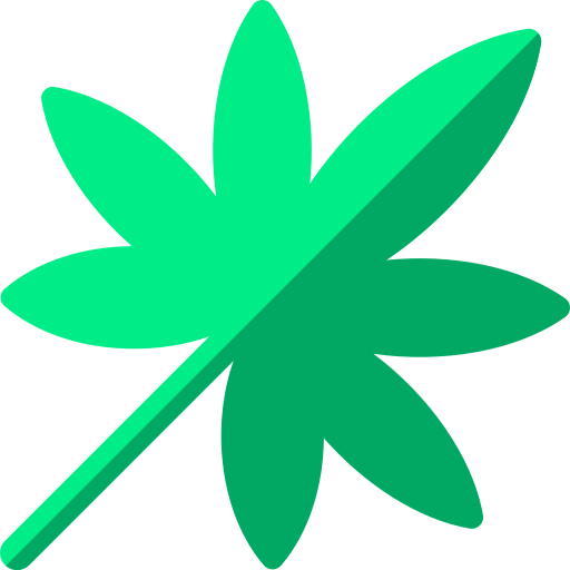 marihuana Basic Rounded Flat icoon