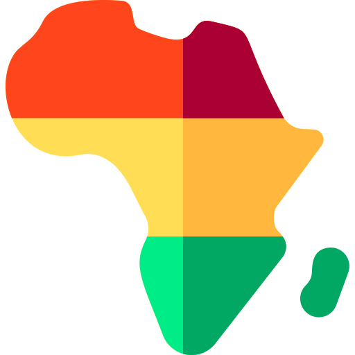 Africa Basic Rounded Flat icon