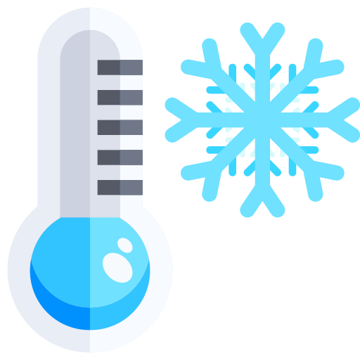 niedrige temperatur Justicon Flat icon